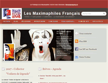 Tablet Screenshot of maximaphiles-francais.org